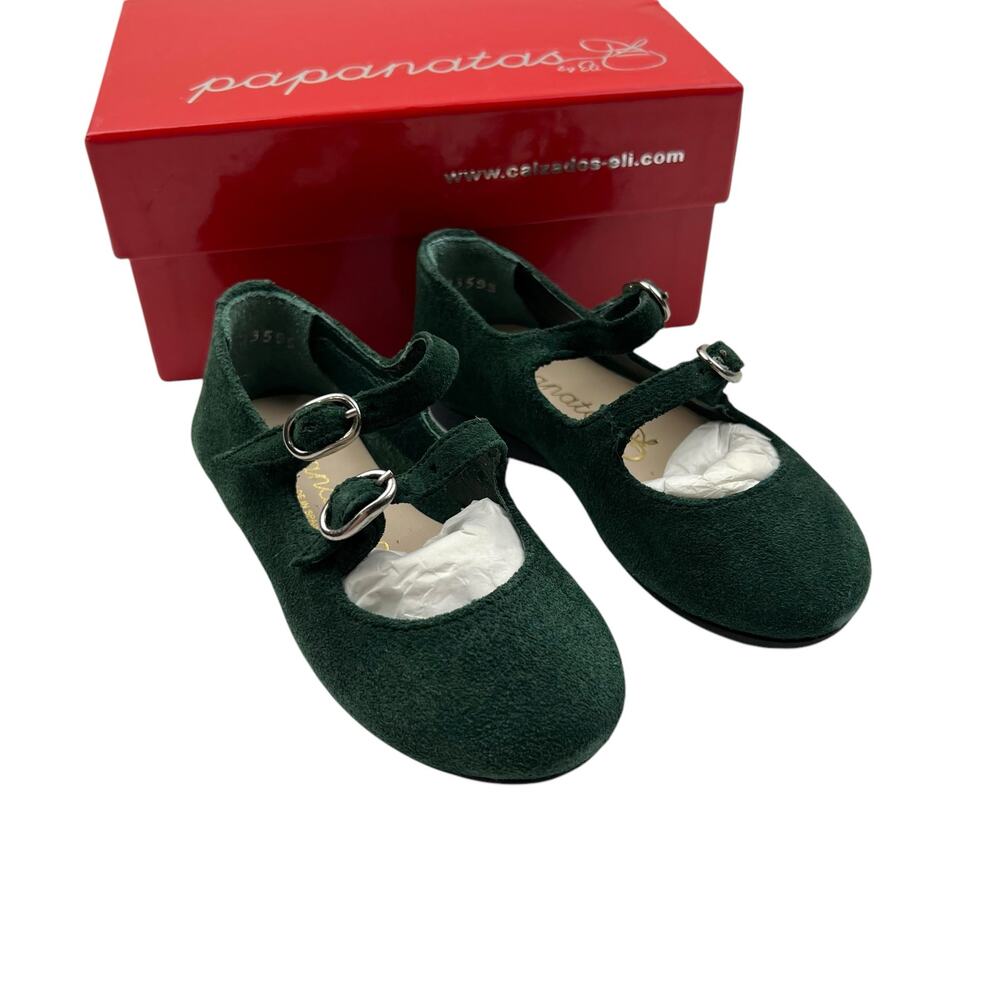 Papanatas Green Suede Shoes